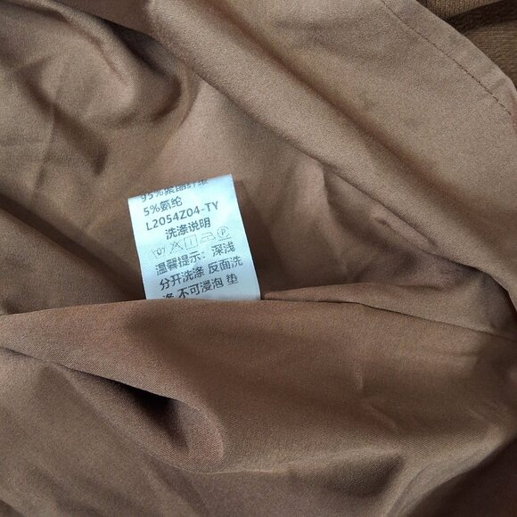 Vintage Inspired Rust Brown Peasant Midi Dress With Romantic Poet Sleeves S Boho - Picture 9 of 9